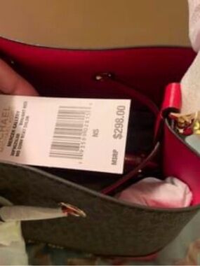 Michael Kors Pink Tote with Gold Accents new in box